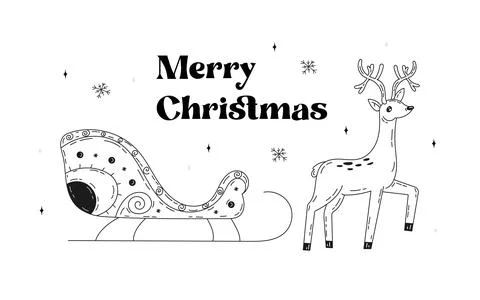 Happy winter holidays postcard. Stock Illustration