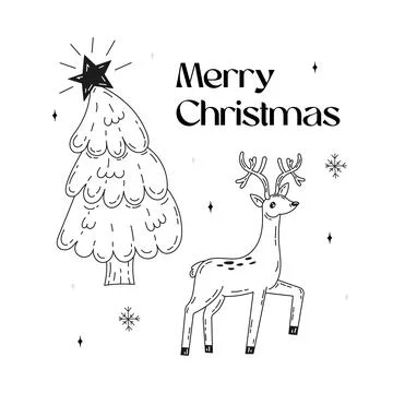 Happy winter holidays postcard. Stock Illustration