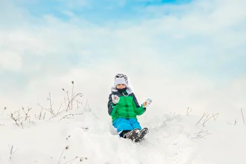 Happy Winter Vacation Stock Photos