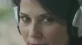 happy woman in big headphones HD Footage