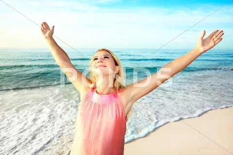 Happy woman Stock Photos