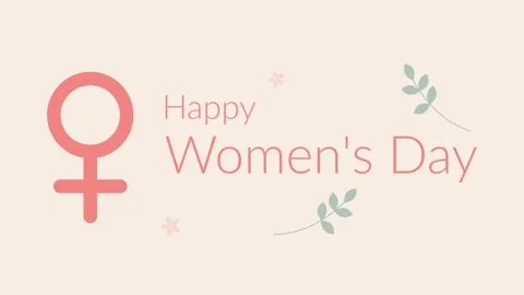 Happy Women's Day Vídeo Stock 335653280