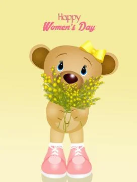Happy Women's Day Stock Illustration