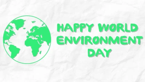 Happy world environment day save earth save planet animation Stock Footage 241073184