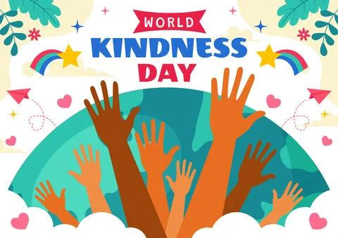 Happy World Kindness Day Vector Illustration on November 13, featuring the .. Stock Illustration