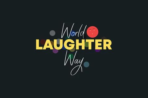 Happy world laughter day Vector illustration of a Background Stock Illustration