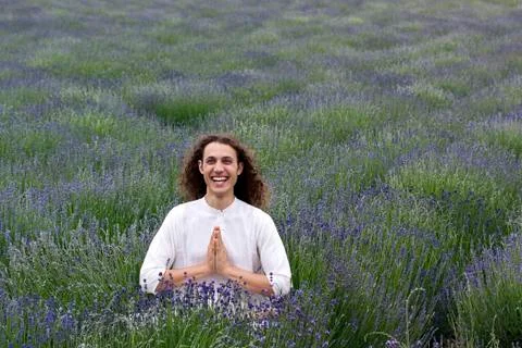 Happy yogi Stock Photos