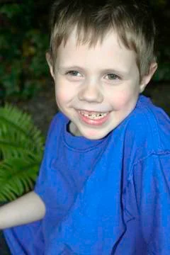 Happy young boy Stock Photos