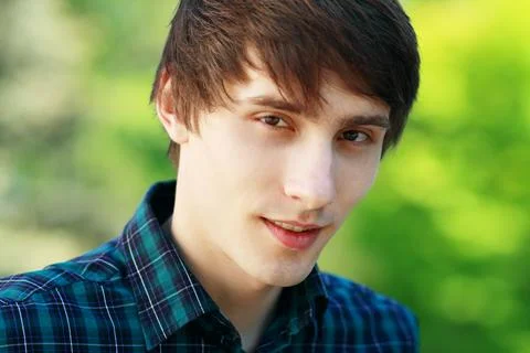 Happy young guy Stock Photos