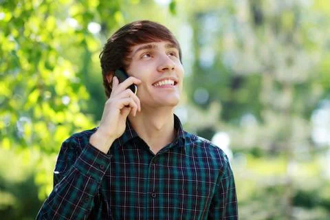 Happy young guy Stock Photos