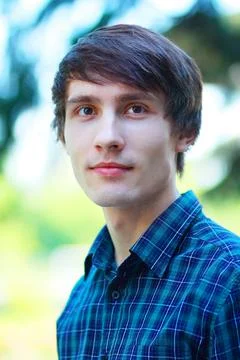 Happy young guy Stock Photos