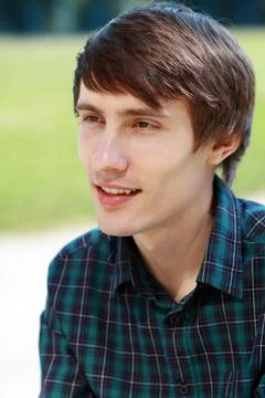 Happy young guy Stock Photos