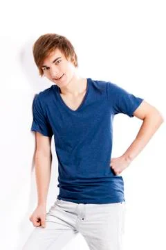 Happy young man Stock Photos