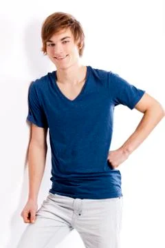 Happy young man Stock Photos