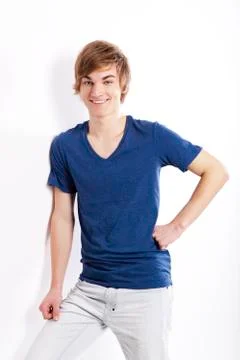 Happy young man Stock Photos