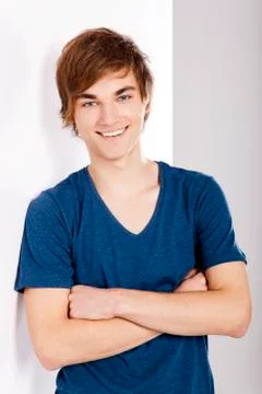 Happy young man Stock Photos