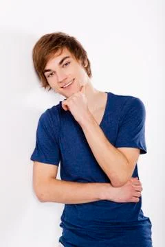 Happy young man Stock Photos