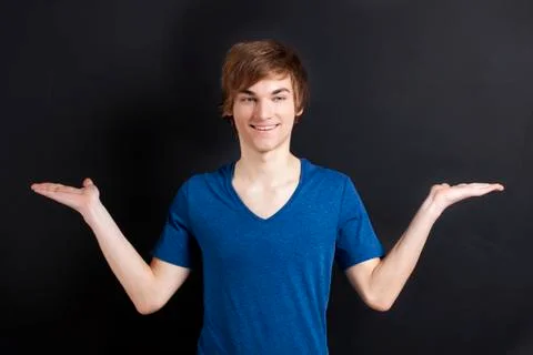 Happy young man Stock Photos