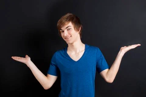 Happy young man Stock Photos