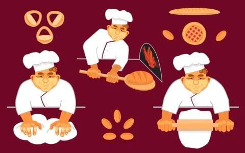 HappyBakers Stock Illustration
