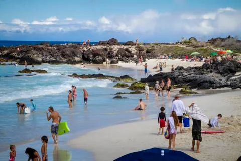 Hapuna Beach Kona Stock-Fotos