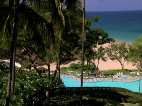 Hapuna Beach Prince Hotel 스톡 동영상 22242931