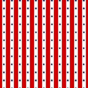 Hapy Independence Day seamless pattern vector Stock Illustration