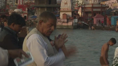 Har ki Pauri Stock Footage 40382167