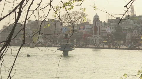 Har Ki Pauri Stock Footage 40388651