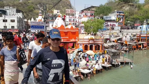 Har-ki-Pauri, Haridwar Stock Footage 106717771