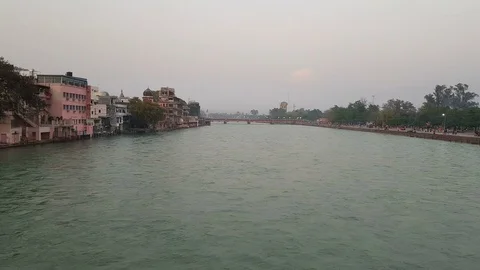 Har-ki-Pauri, Haridwar 库存影片 106718642