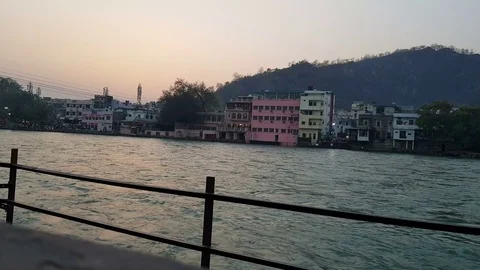 Har-ki-Pauri, Haridwar 库存影片 106719002