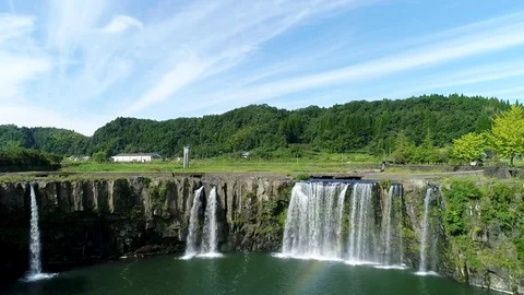 Harajirinotaki fall in Japan Stock Footage 82733359
