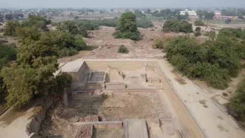 Harappa craft workshops where ancient people worked and sold goods Stock Footage 337165760