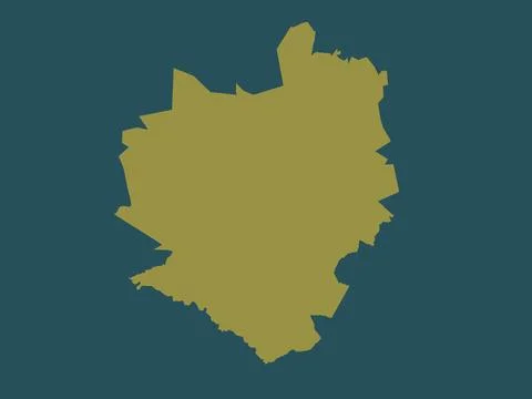 Harare, Zimbabwe. Solid color shape 库存插图