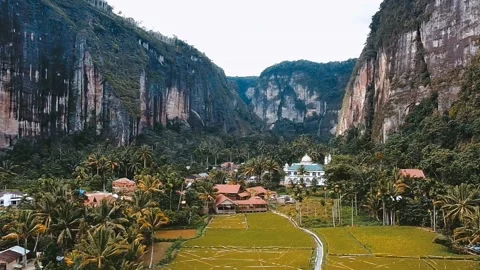 Harau valley 스톡 동영상 209534030