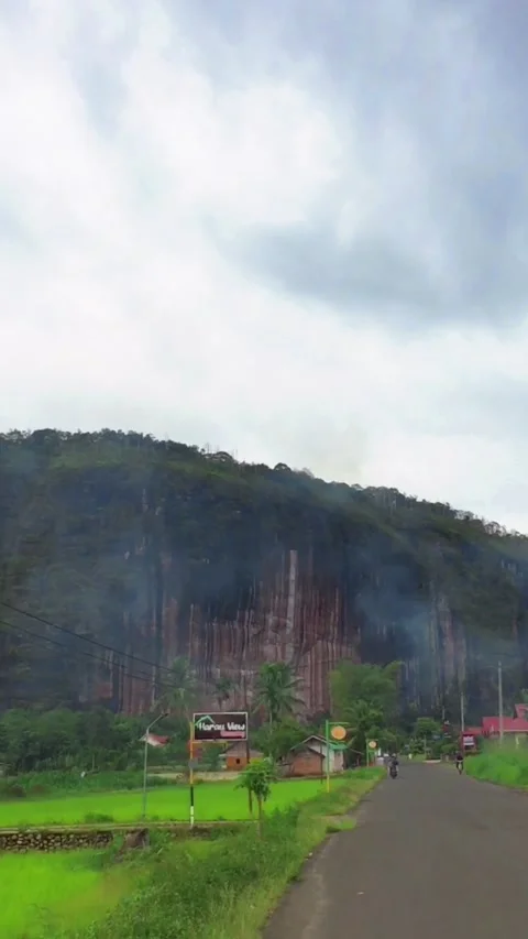 Harau Valley Road View Video stock 233480410