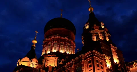 Harbin city view Vídeos de archivo 211263610