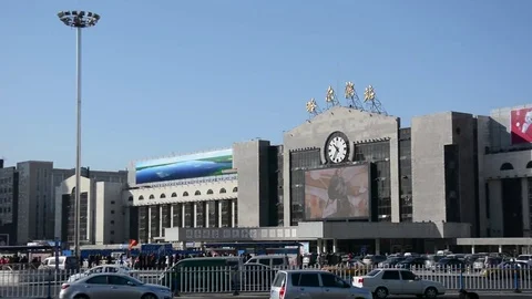 Harbin railway station Vídeo Stock 85207757