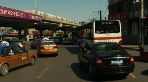 Harbin traffic 1b Stock Footage 39742428