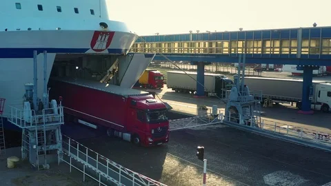 Harbor aerial view Stock Footage 124314832