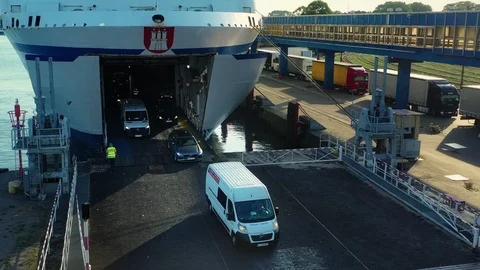 Harbor aerial view Stock Footage 124315720