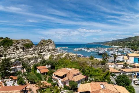 Harbor and Cliffs in Tropea Photos