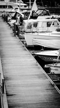 Harbor in Antwerp Stock Photos