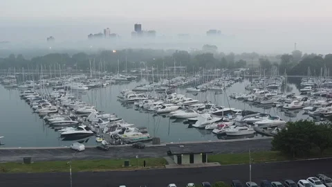 Harbor- Boat Dock Video stock 318666972