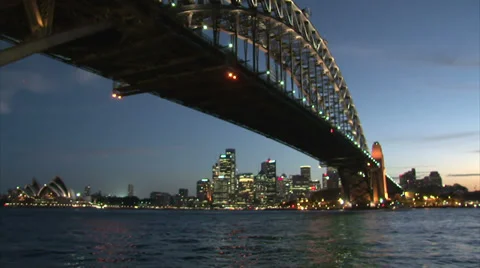 Harbor bridge in Sydney Stock-Footage 34589439