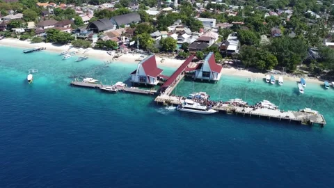 Harbor cinematic orbit Stock Footage 329611502