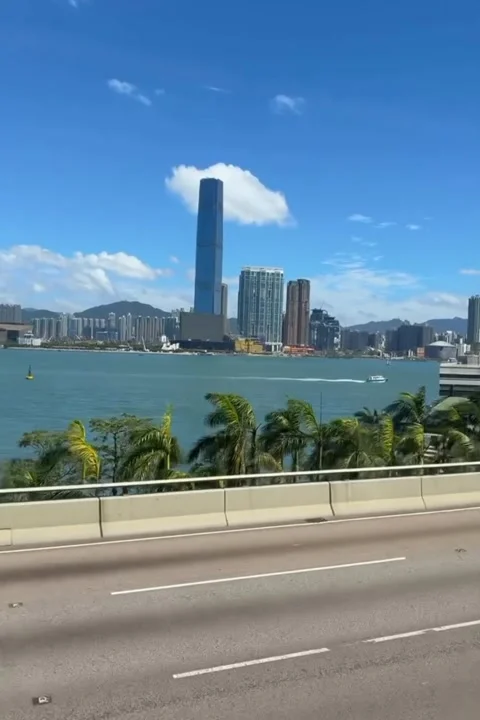 Harbor cityscape skyline. Stock Footage 320285099