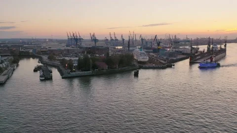 Harbor Dock Stock Footage 143138454