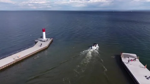 Harbor drone 库存影片 147207746